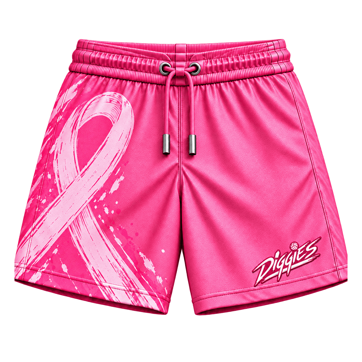 Pink Purpose shorts, front view